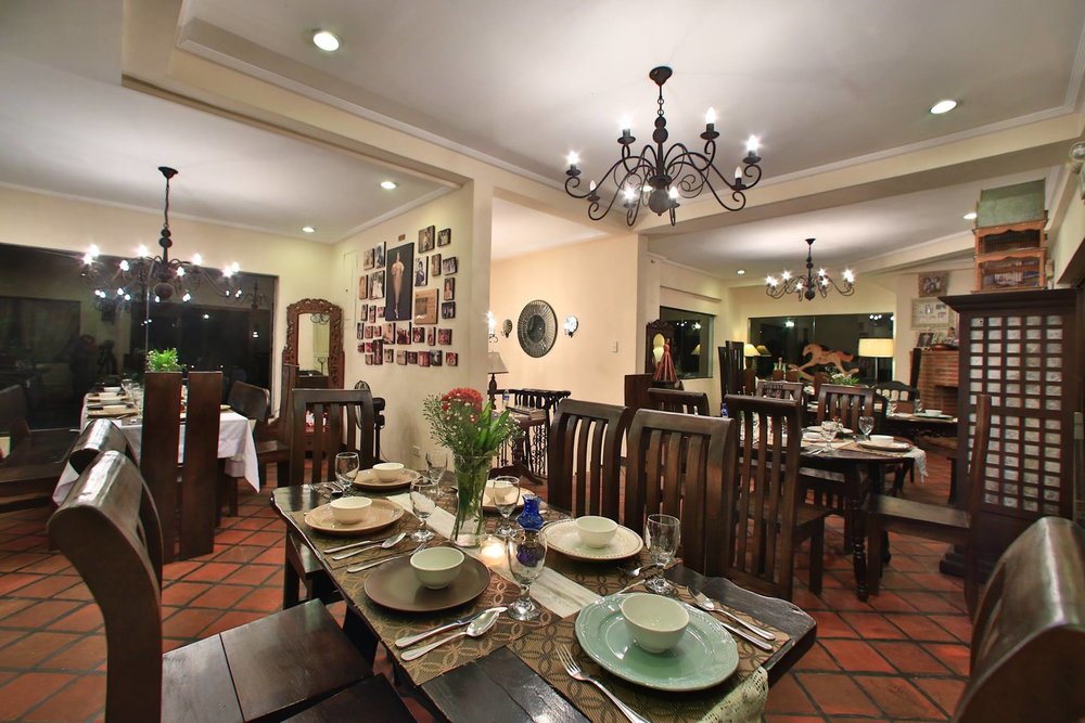 Inside Pamana restaurant