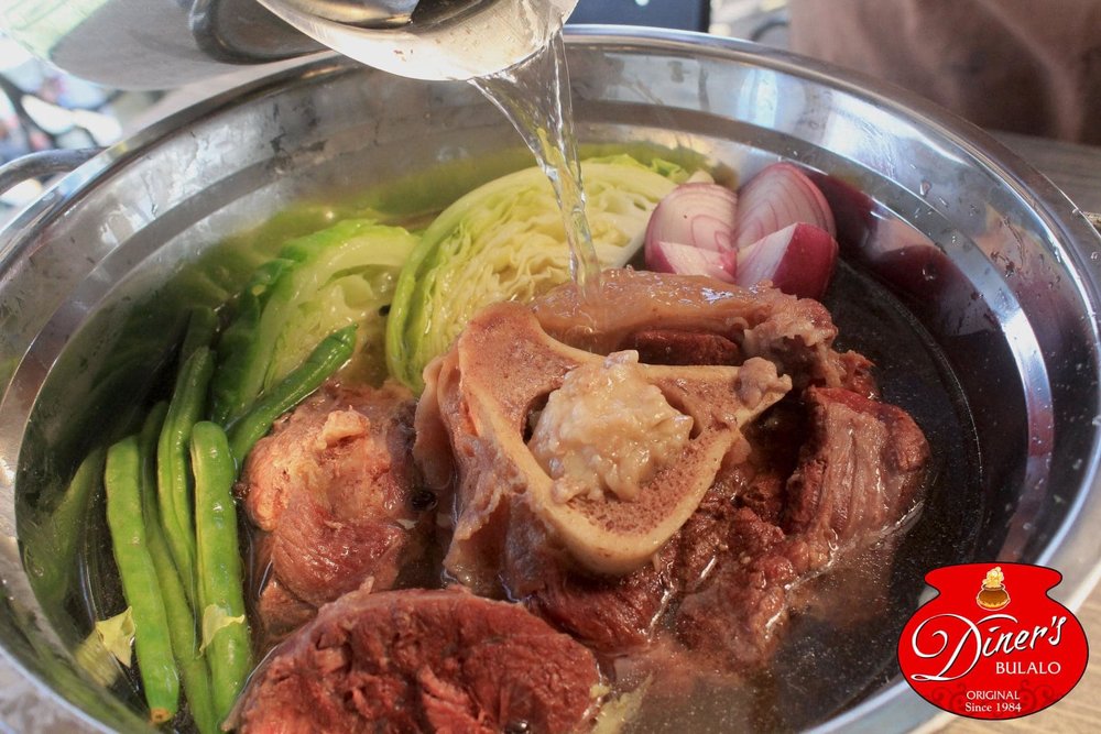 Bulalo with a big bone marrow