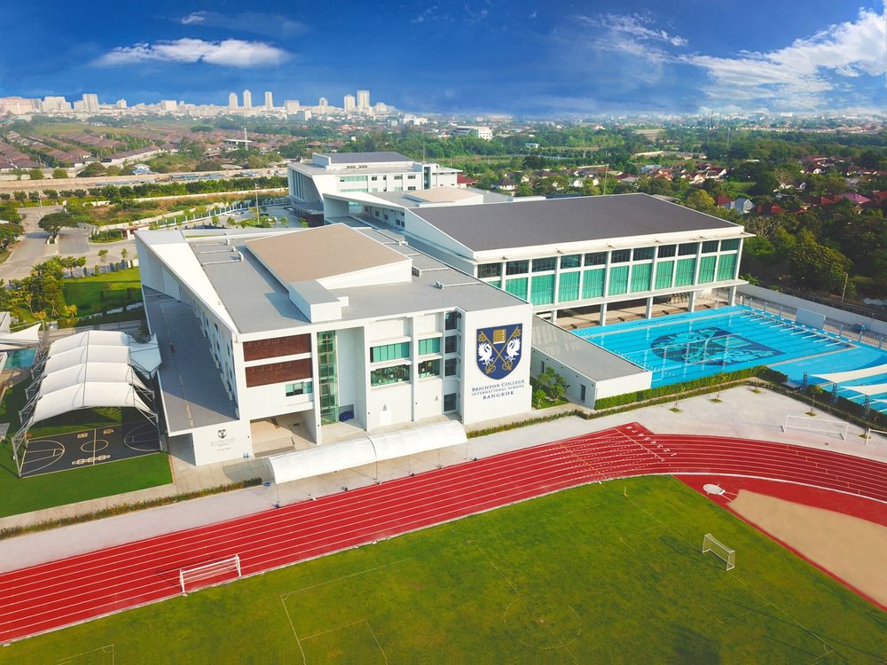Thai university view from the top