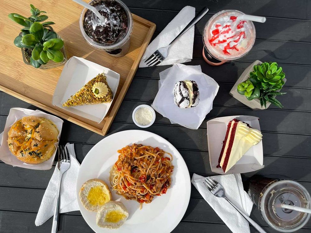 Pasta and pastries in Belfry Cafe