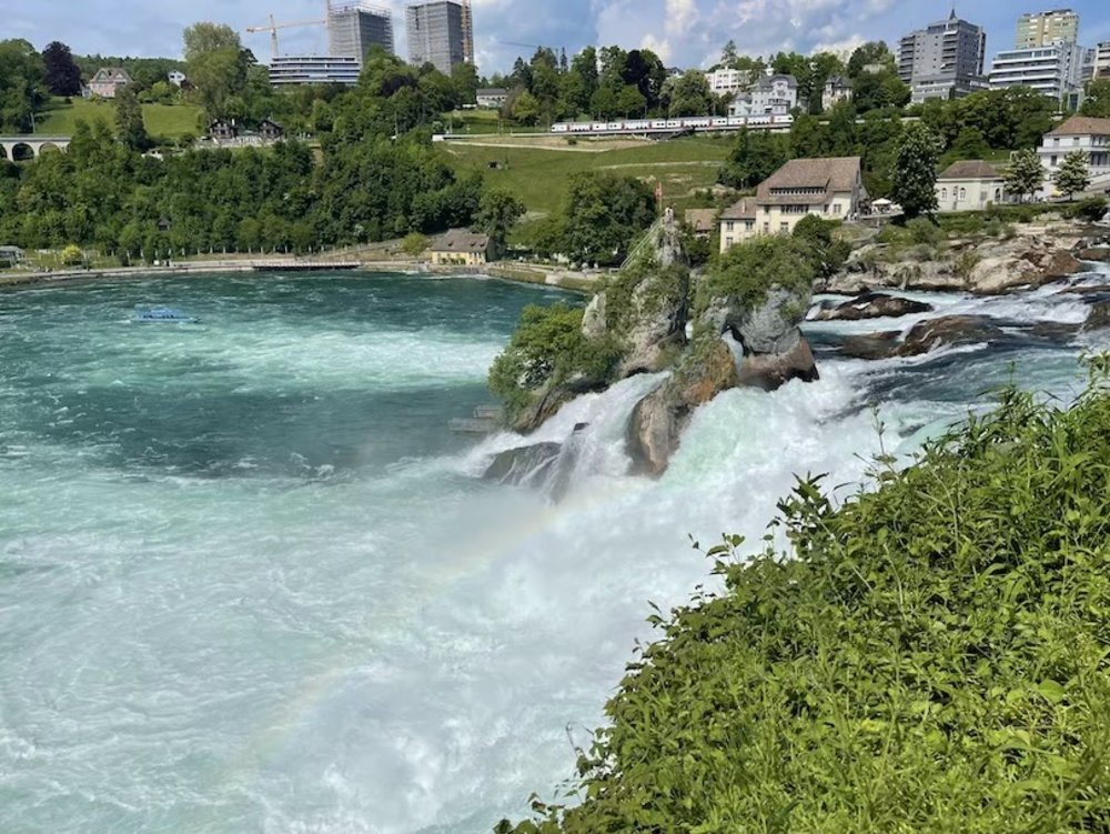 Rhine Falls in Schaffhausen top place to visit in Switzerland