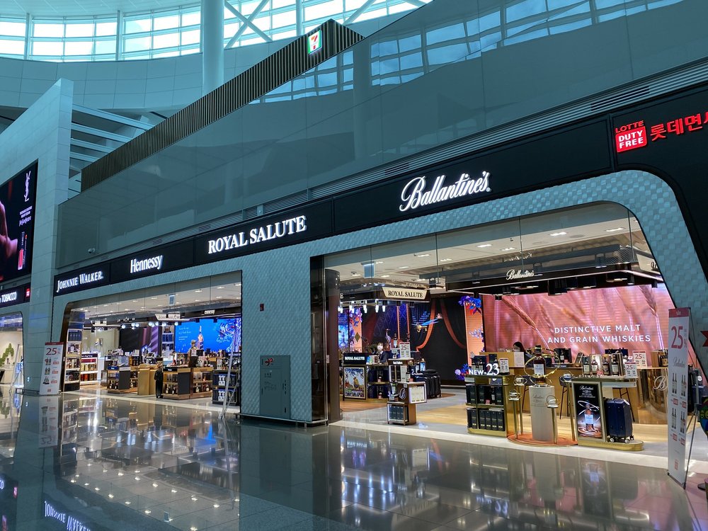 Duty-free shops in Incheon Airport