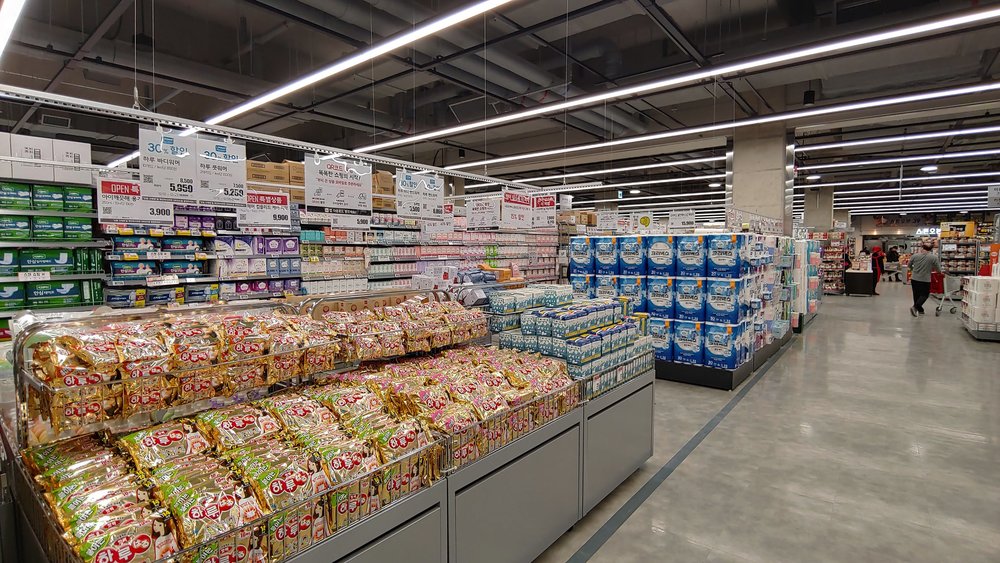 Items sold inside Lotte Mart