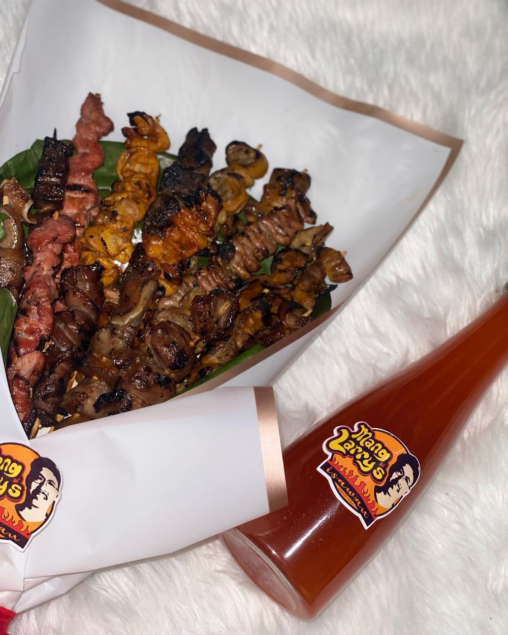 Isaw-isaw in a stick