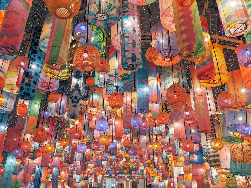 Lanterns hanging
