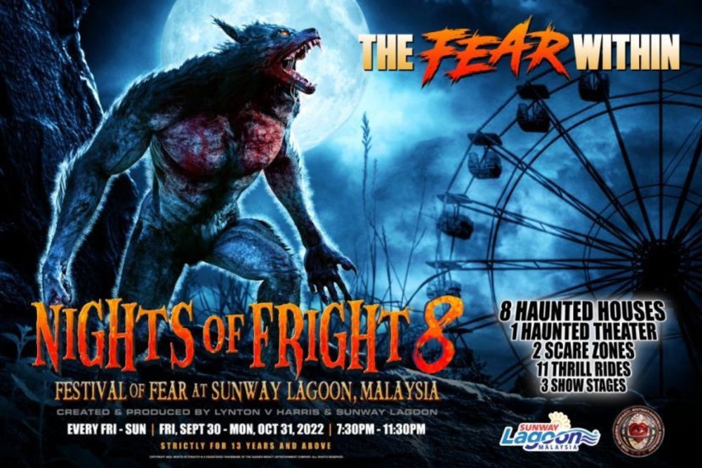 Nights of Fright 8 Sunway Lagoon's Annual Scare Fest Set For a