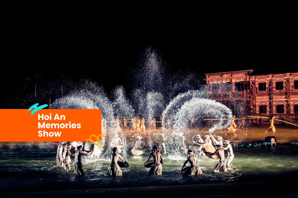 a view of actors in traditional outfits performing something showcasing Hoi An's history
