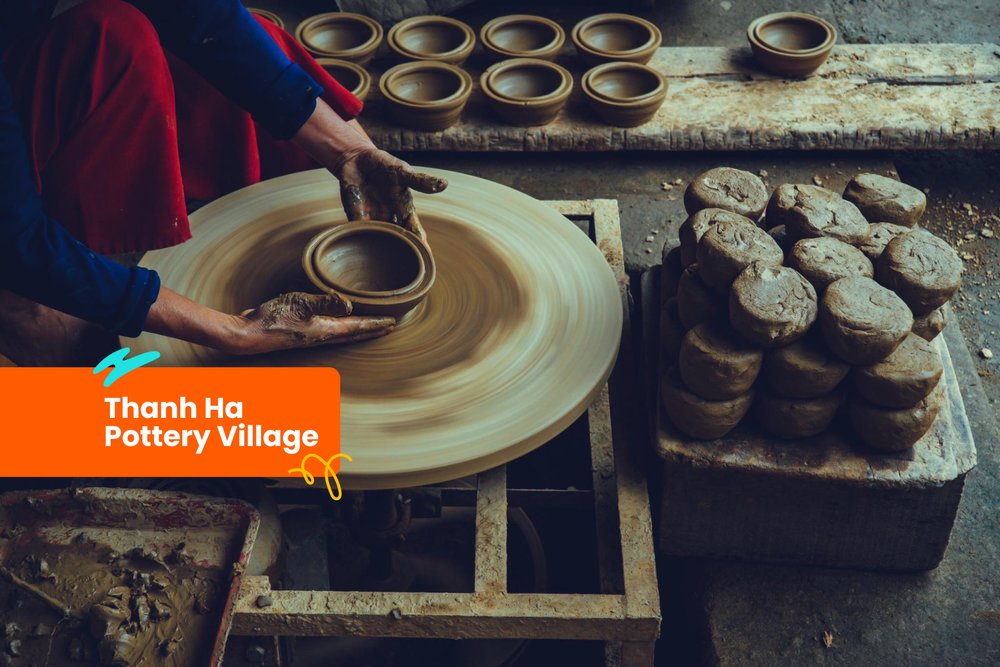a person making pottery