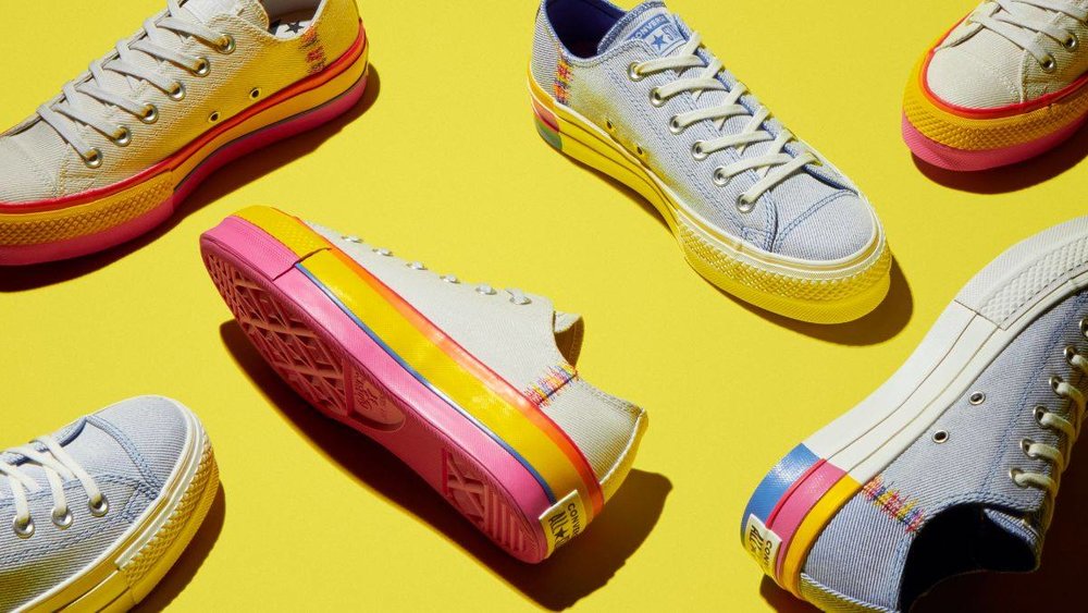 Colorful sole of shoes