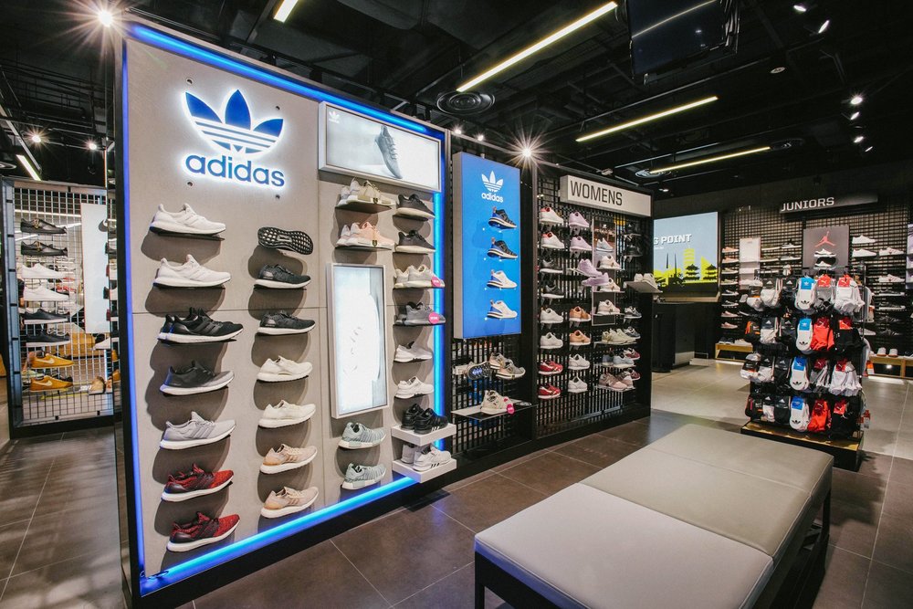 Sneakers inside JD Sports