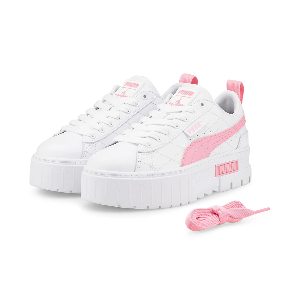 White shoes with thick sole