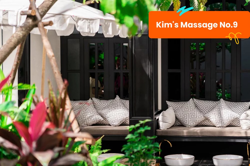 seats and pillows at Kim's Massage and Spa in Phuket