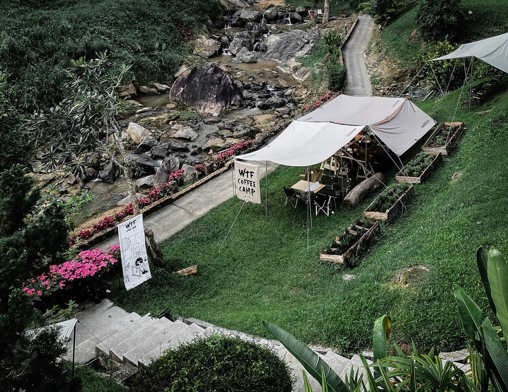 WTF Coffee Camp ที่แปลมาจากคาเฟ่ริมน้ำตกนะ 