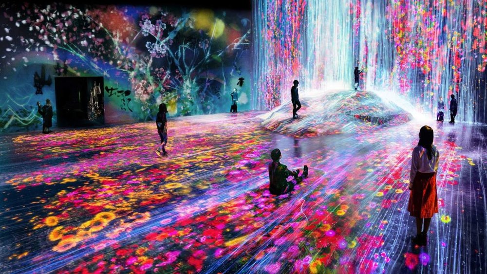  teamLab Borderless artworks depict creativity without boundaries. Credits: @cri.brtn