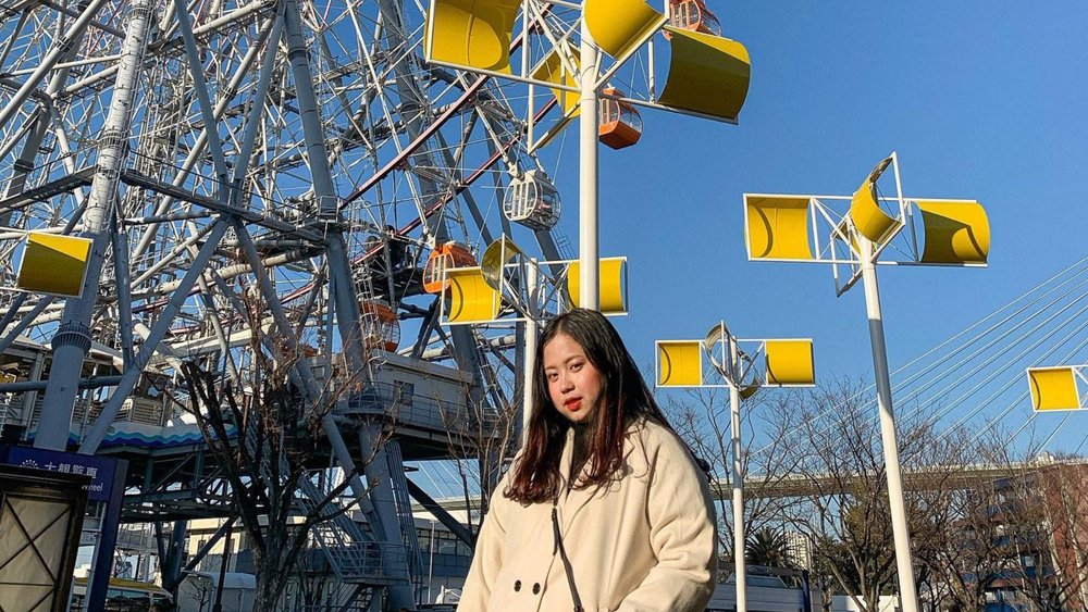 See the Tempozan Ferris Wheel, located next to the Osaka Aquarium Kaiyukan. Credit: aerii.k