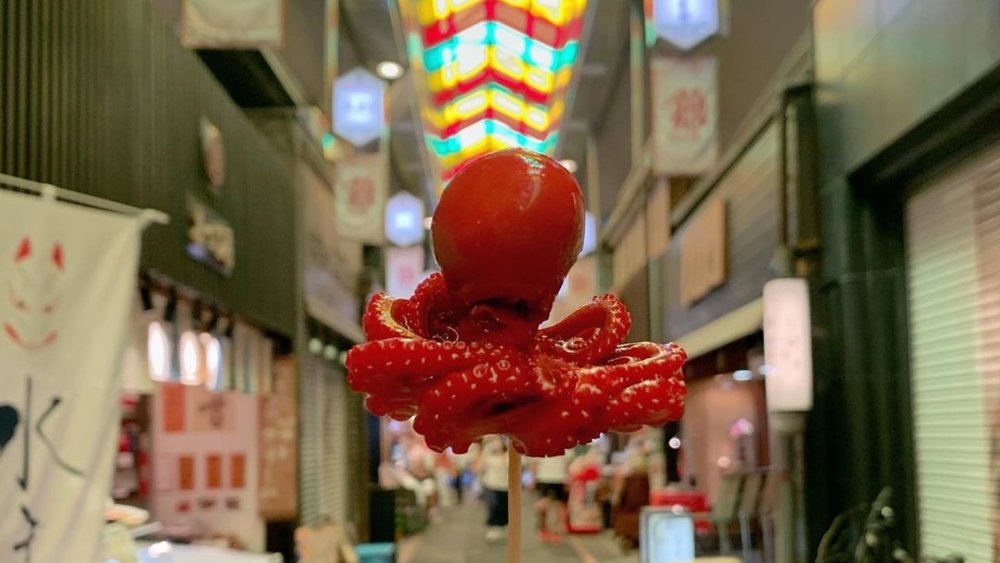 Candied baby octopus stuffed with quail egg, anyone?  Image credits: @northfoodtales on Instagram