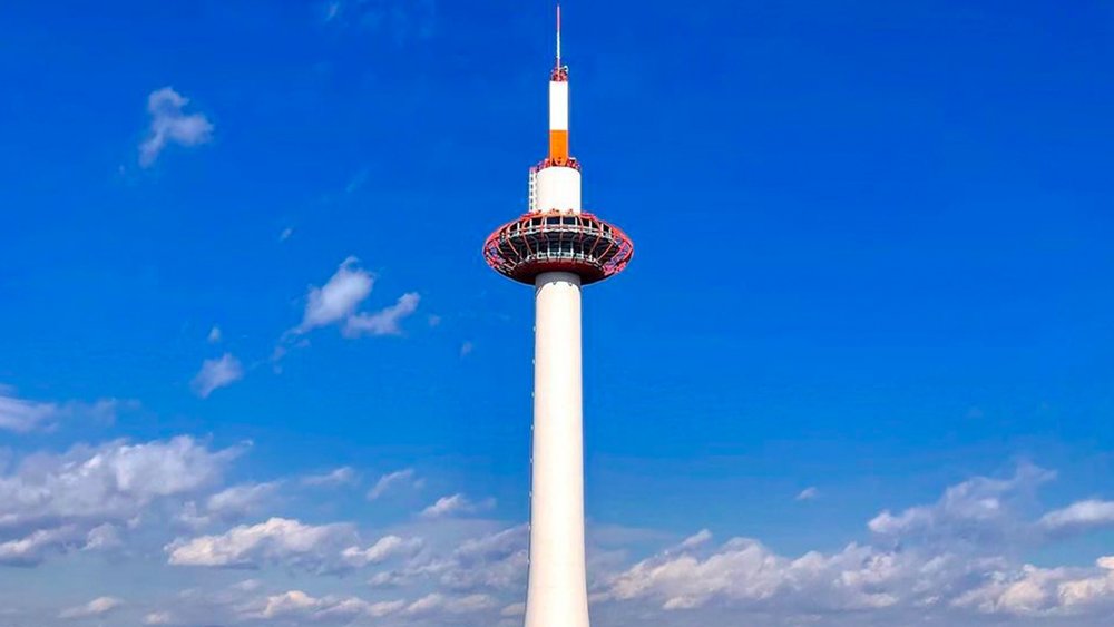 Mount the tallest structure in Kyoto to see some of the city’s best sights.  Image credits: @meg_m00m2 on Instagram