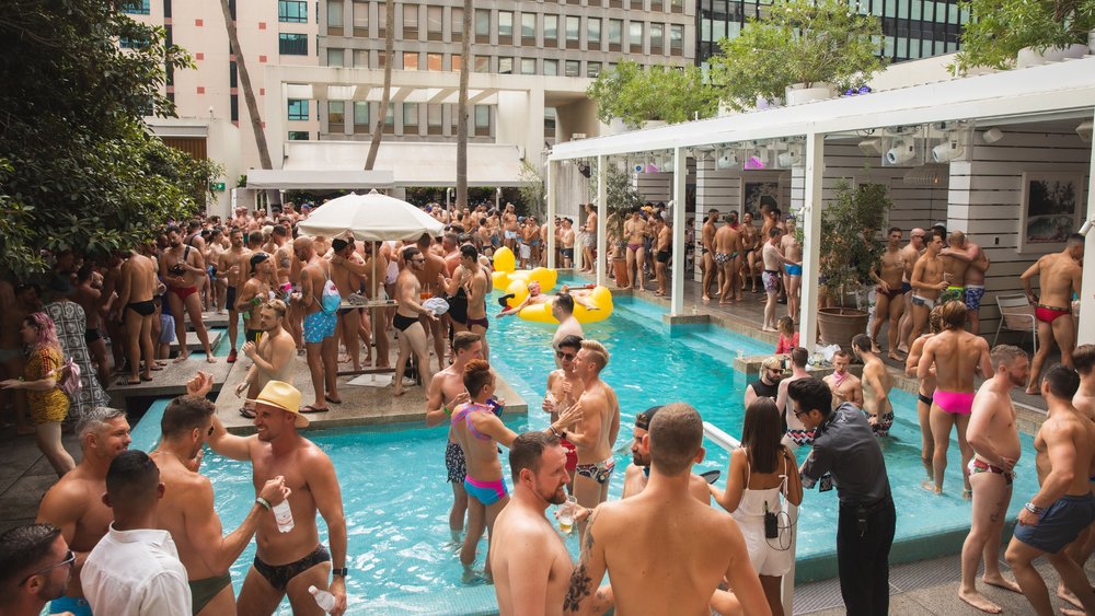 Don your best swimsuits at Ivy Pool Club. Credits to Sydney WorldPride