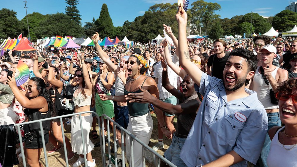 Cheer to a wonderful WorldPride 2023 during Rainbow Republic. Credits to Sydney WorldPride