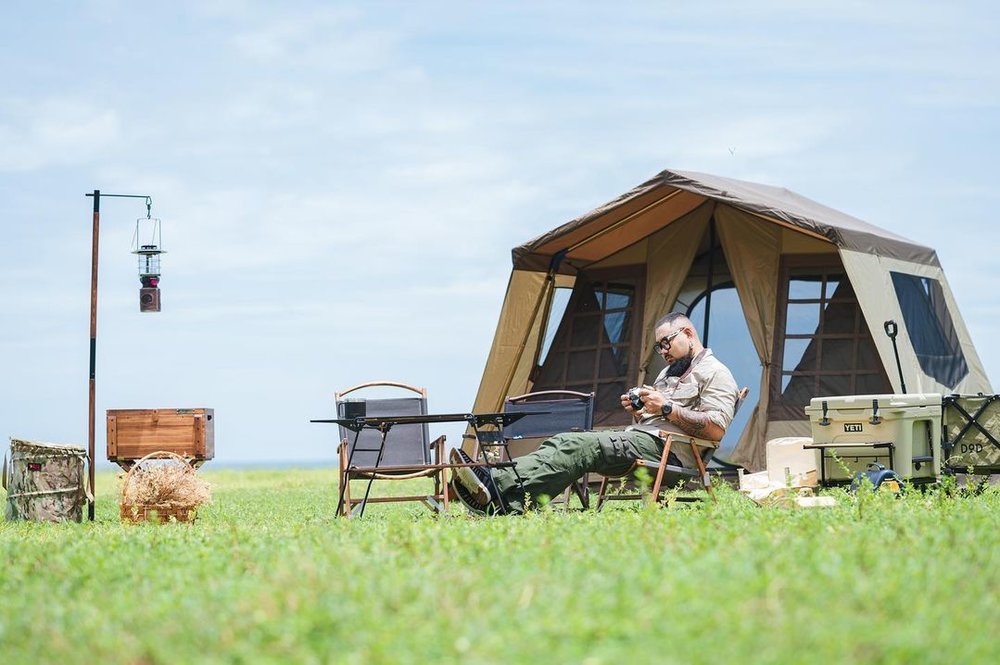 日本、台灣、泰國都人氣十足的Ogawa 小山屋帳蓬，拍照打卡甚為好看。@gustory_th