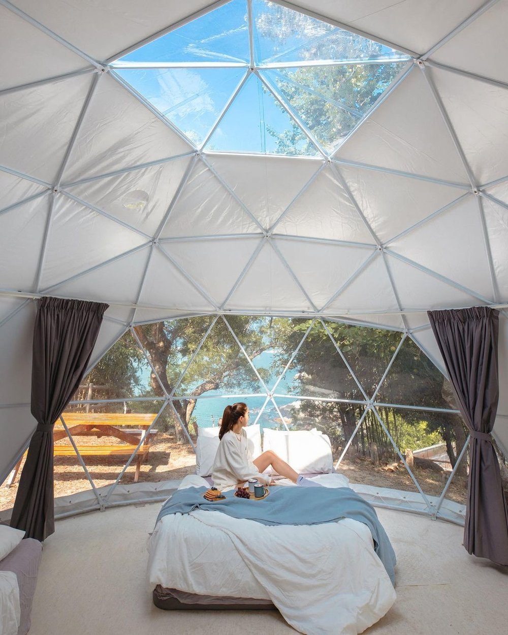 觀星圓拱屋令人有置身異國的感受。@samishome