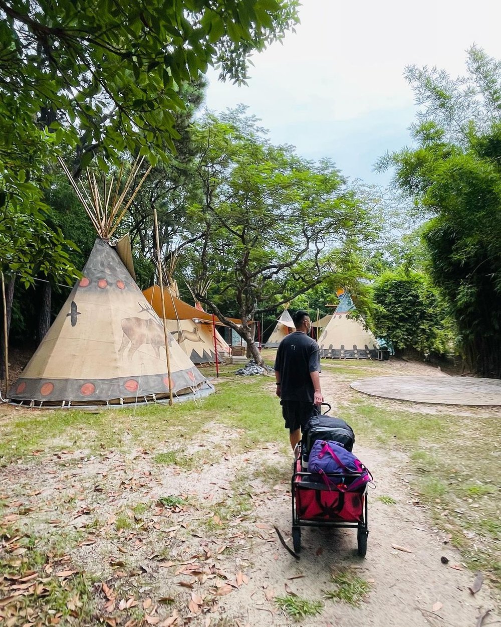 印第安帳幕甚具特色。@fiona.de.fan