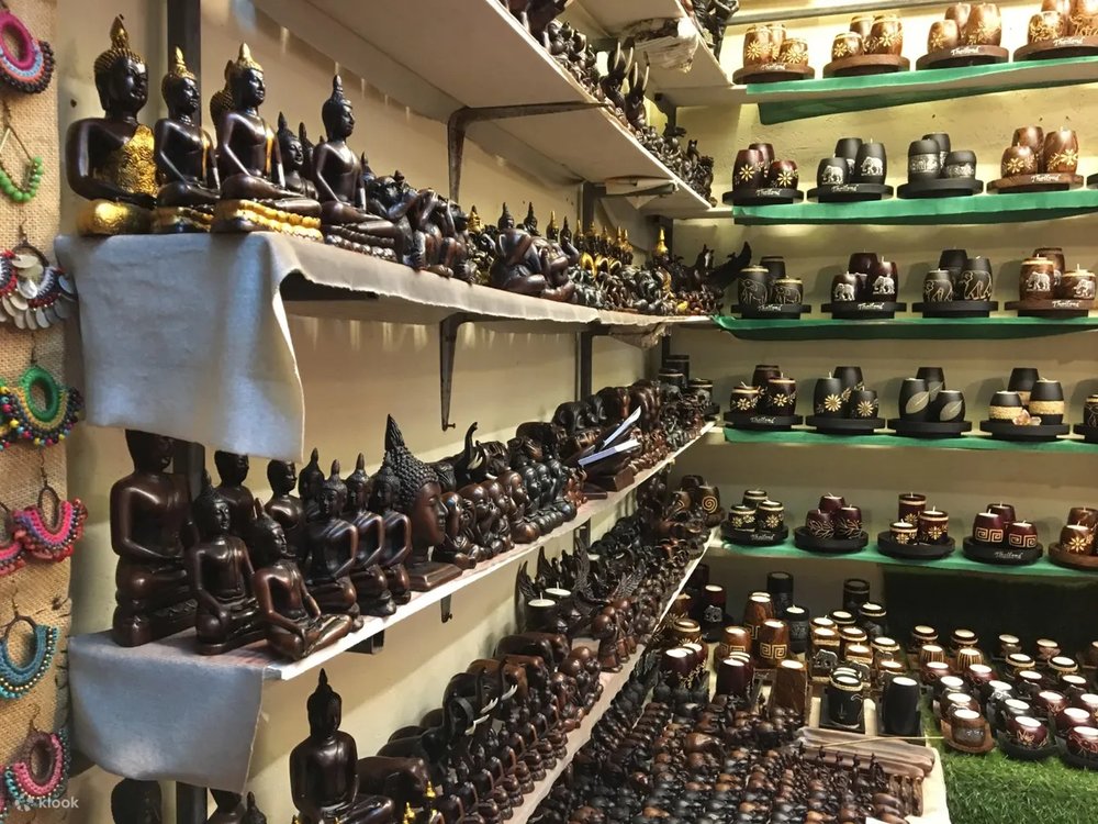 Different Thailand deity figurines