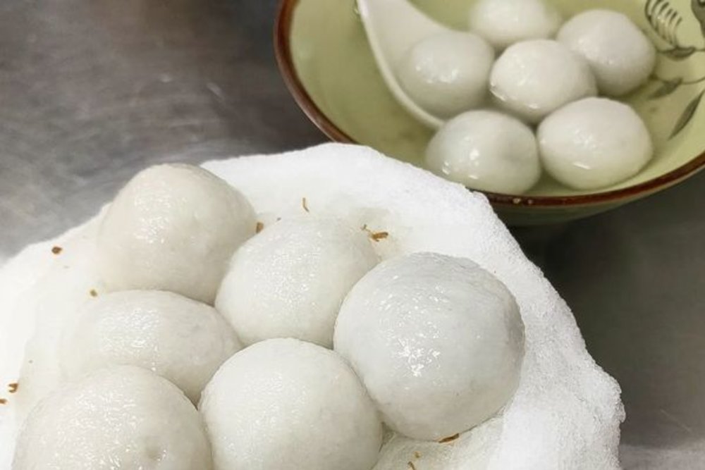 通化夜市美食:御品元冰火湯圓