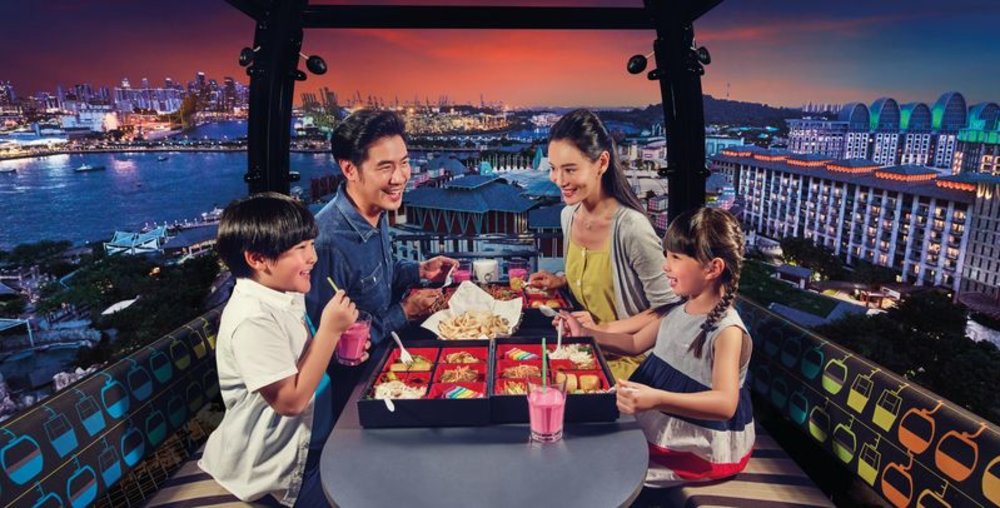 新加坡空中纜車晚宴