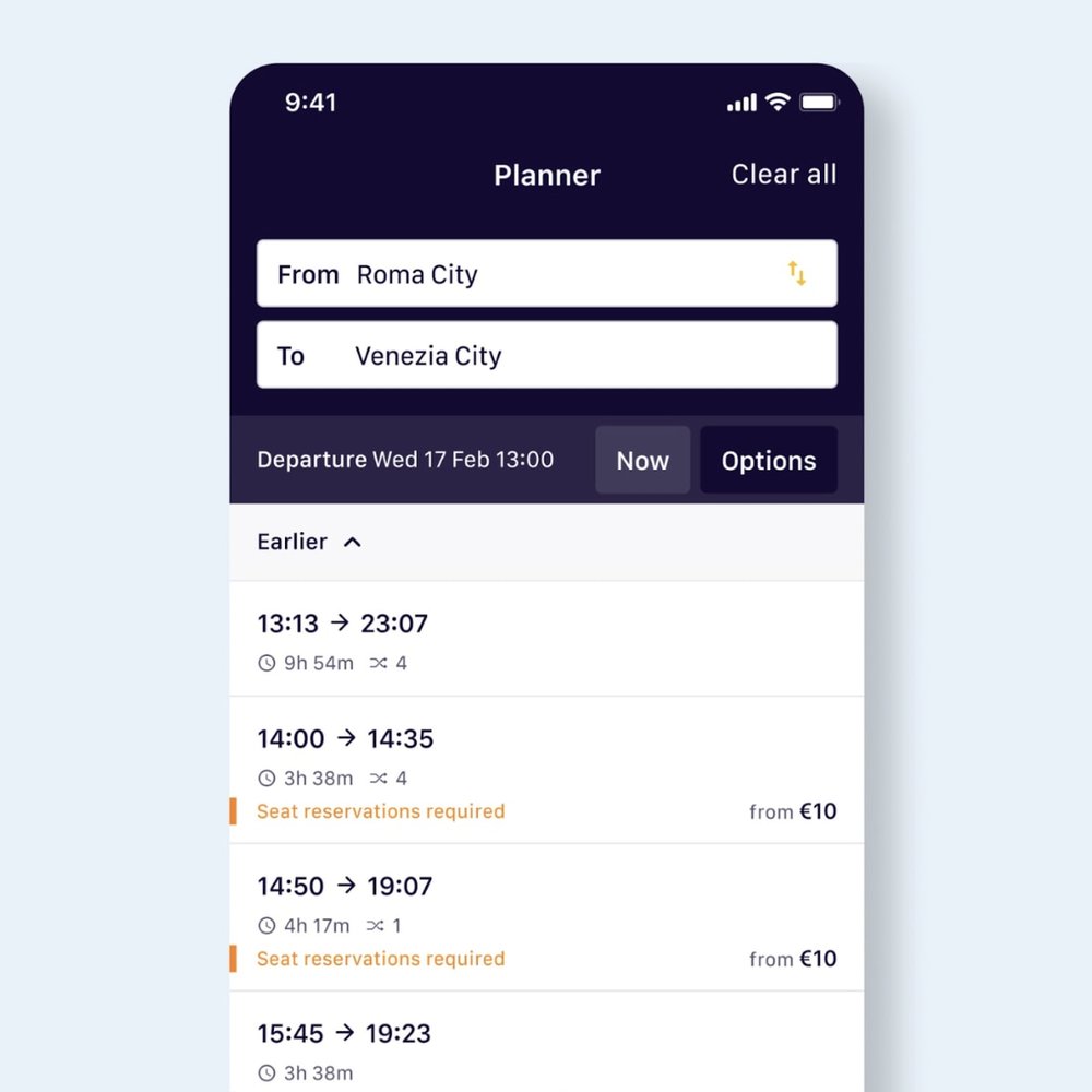 Step one on planning your journey