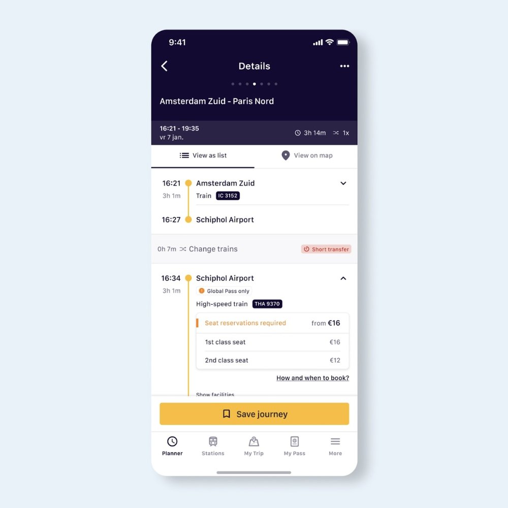 Step two on planning your journey