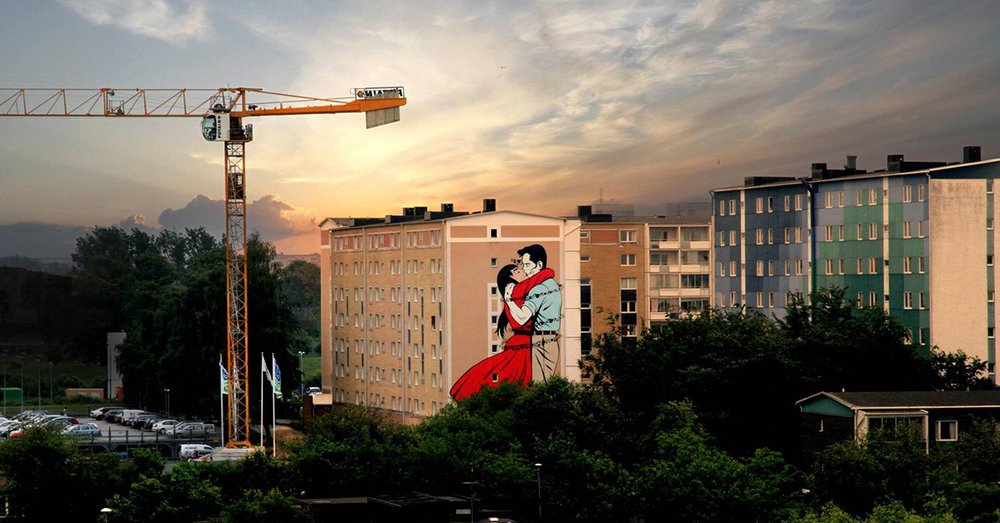 Nghệ thuật đường phố ở thành phố Malmö
