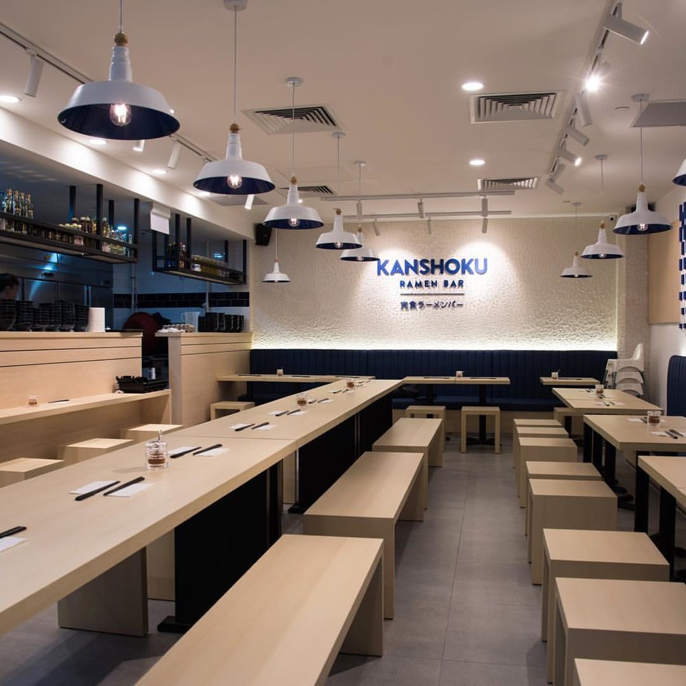 Kanshoku Ramen Bar Interior