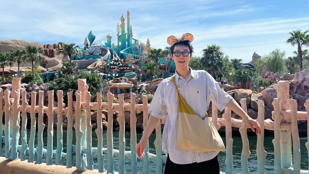 Check out the vibrant castle at Mermaid Lagoon, based on the Little Mermaid.  Credits: @chapple_watakun on Instagram