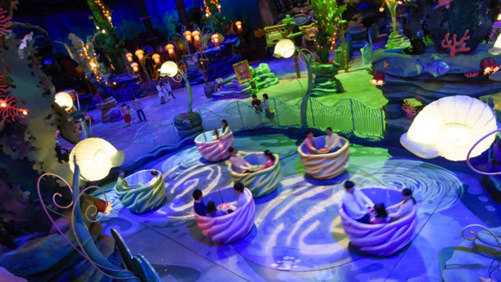 Spin around in teacups under the sea at Whirlpool!