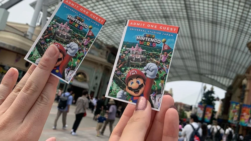 Snap a pic of your Universal Studios Japan tickets to remember the day! Image credits: @sayaka.888 on Instagram