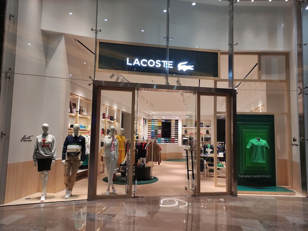 Lacoste store facade