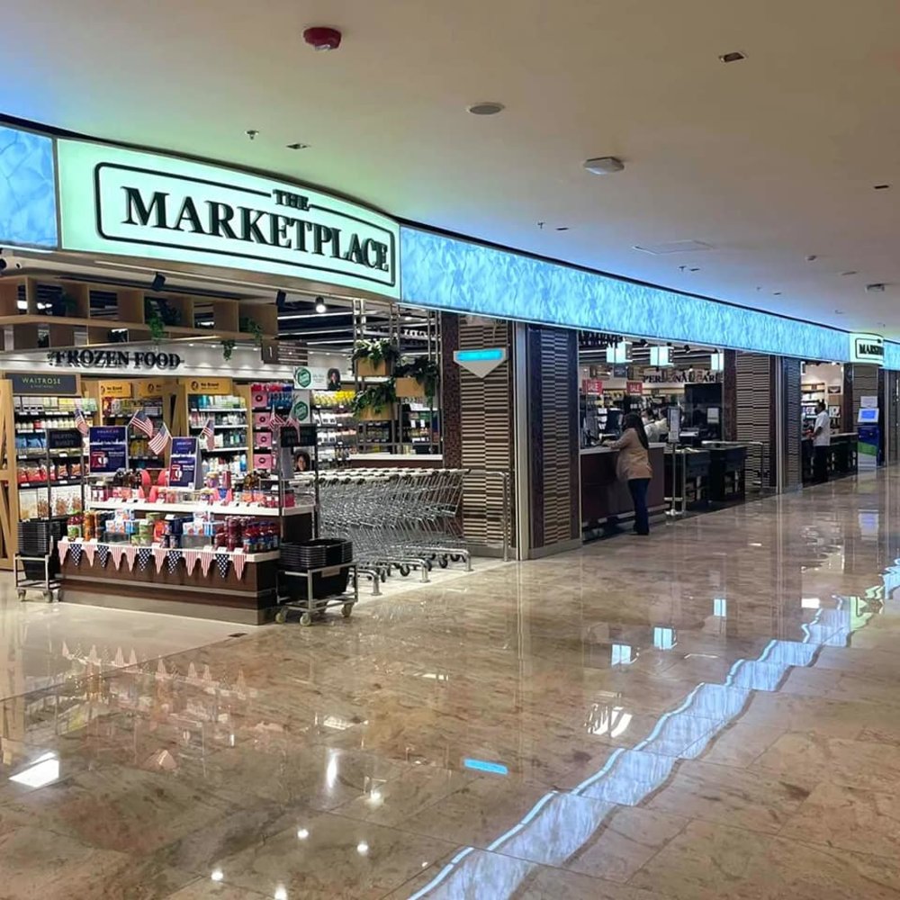 Inside the Martketplace mall