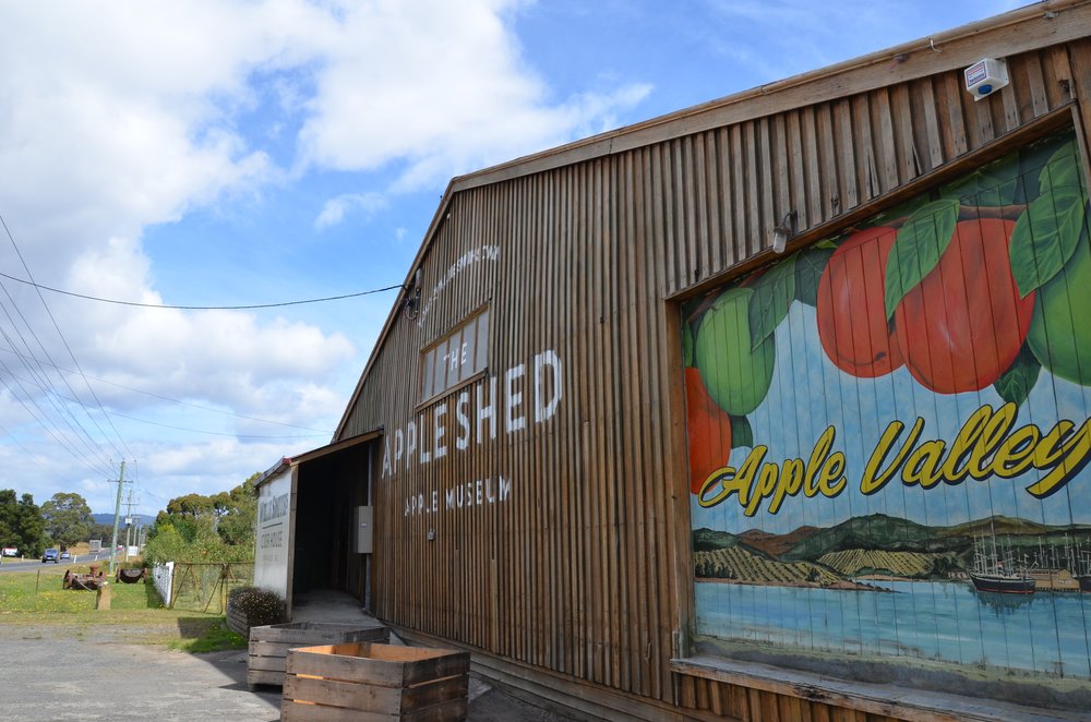 Entrance to the Apple Museum near Huon Valley