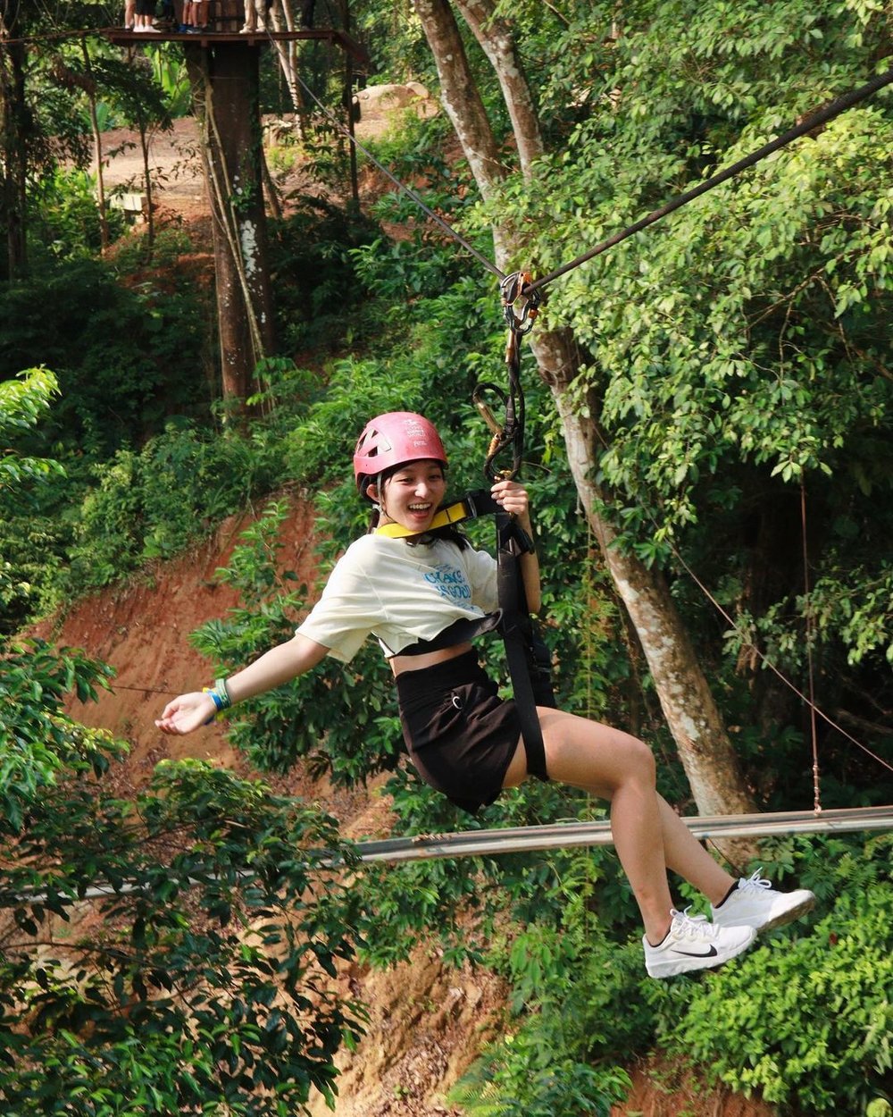 Hanuman World zipline at Phuket Thailand 4 day itinerary