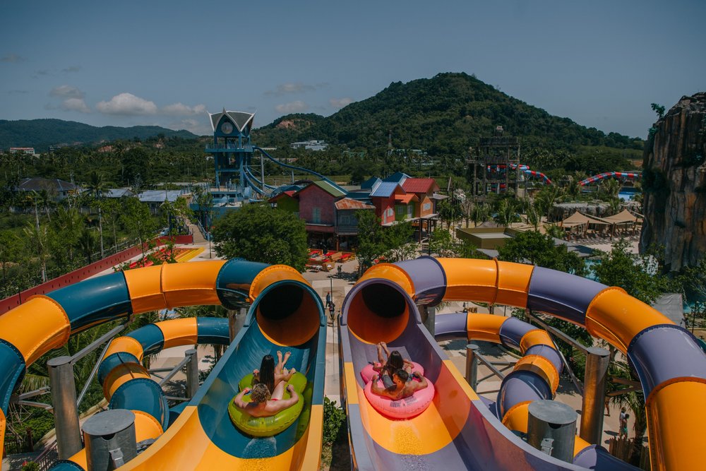 Andamanda Phuket Waterpark best place to visit in Phuket Thailand