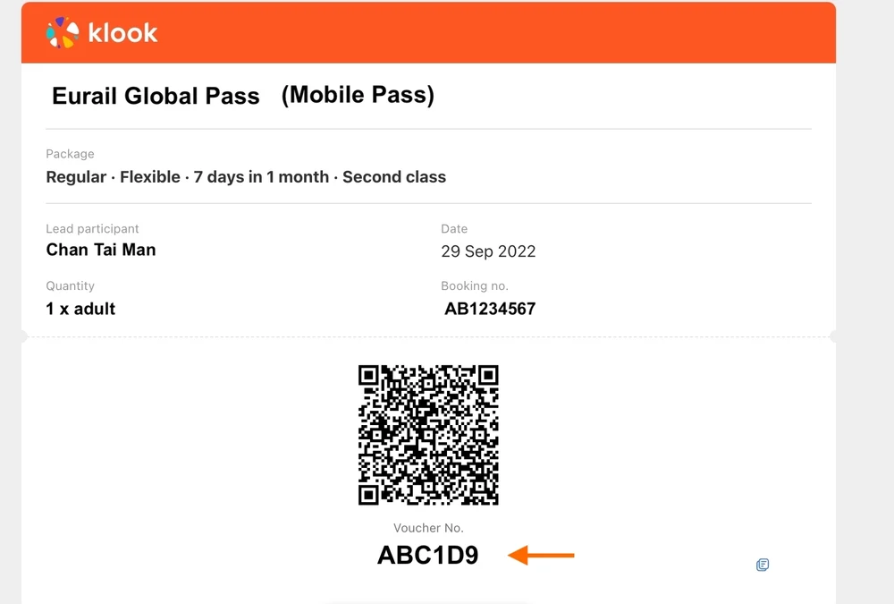 Eurail Mobile Pass screenshot