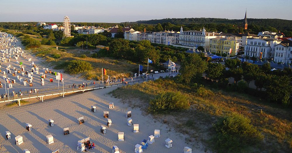 Đảo Usedom, Đức và Ba Lan