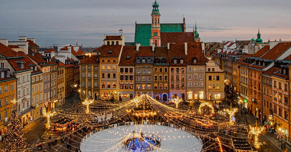 Khu chợ phố cổ Warsaw