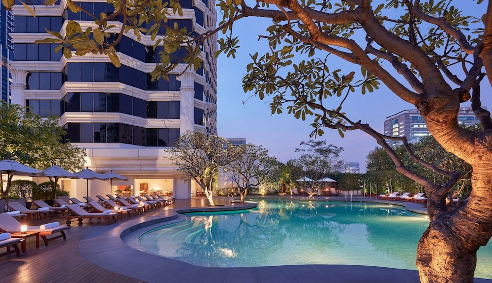 曼谷愛呂灣君悅酒店(Grand Hyatt Erawan Bangkok Hotel)|露天泳池