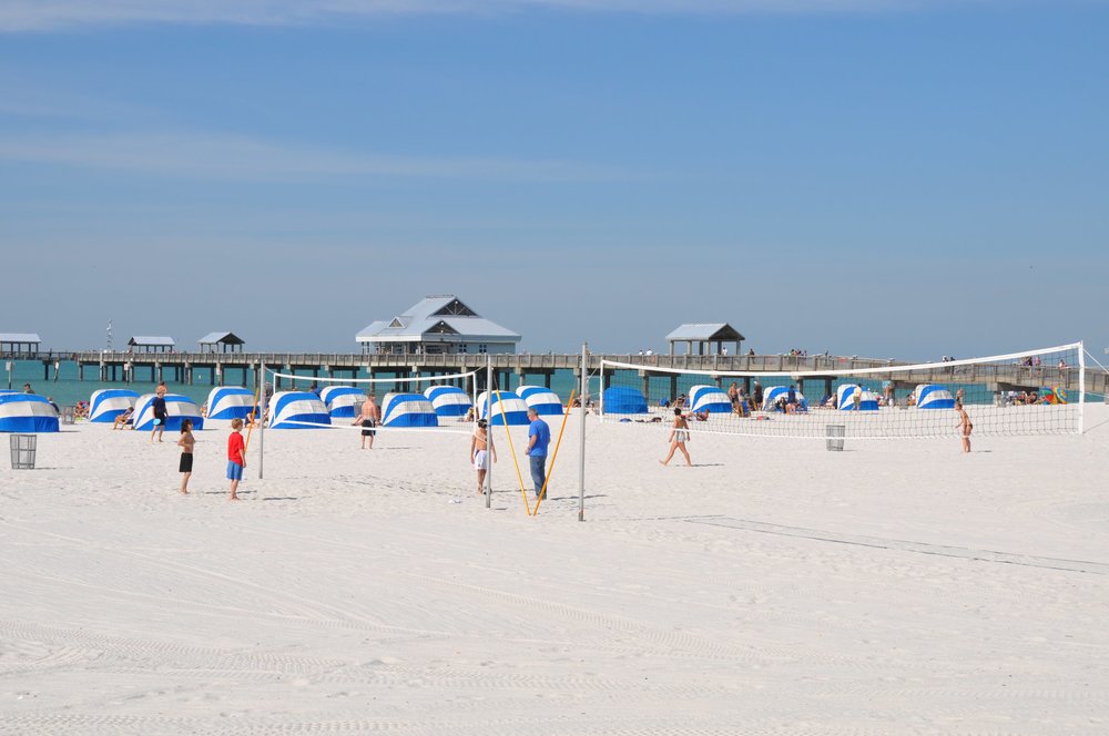 People walking on the beach