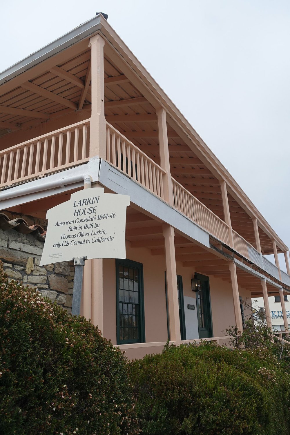 Front view of a wooden house