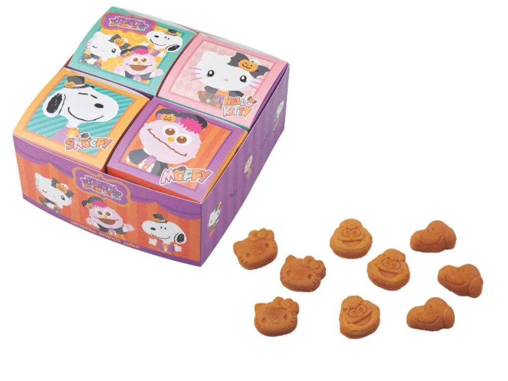 スヌーピーとハローキティとエルモ カステラ焼き