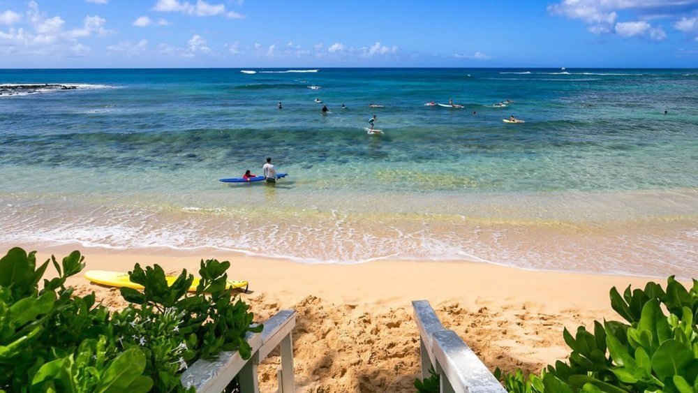 Kiahuna is great for surfing and snorkelling with the whole family. Credit: @lyndagillkauairealtor on Instagram