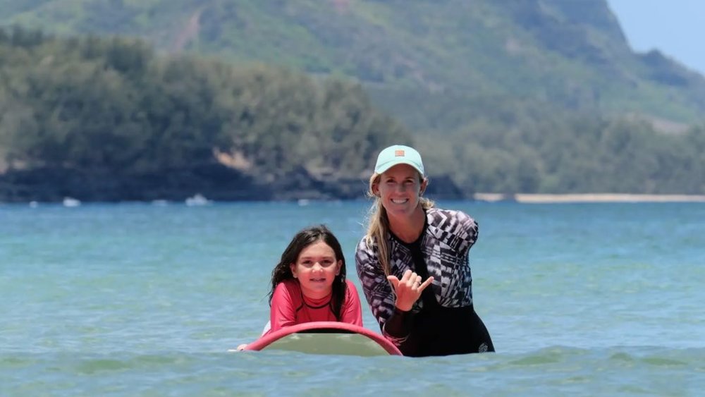 Hanalei Bay is gorgeous and a great place to enjoy the sand and sea. Credit: @fit.mama808 on Instagram